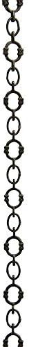 RCH Hardware CH-17-OBB-3 Brass Chandelier Chain, Oil Bronzed Black (3 Feet)