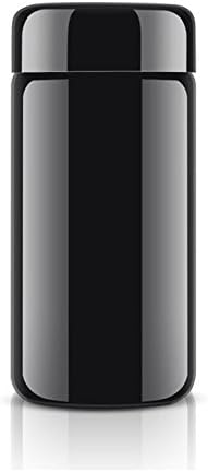 Story Bottle 100 Ml (3.4 fl oz) Black Ultraviolet Glass Bottle, Premium UV Protected Storage Jar and Smell Proof Herb Container