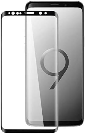 Shopalfa Samsung Galaxy S9 Plus Tempered Glass Anti-Glare Anti-Fingerprint Edge-to-Edge with Installation Kit (Black)