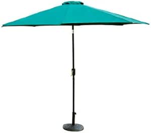 HOMCOM Sombrilla de Aluminio Paraguas Parasol de jardín o de balcón