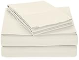 AmazonBasics Microfiber Sheet Set - Twin, Cream amazon.com wishlist