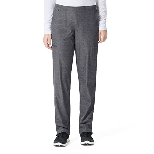 Carhartt Women's Tall-Plus-Size Women's Flat Front Straight Leg Pants, Charcoal Heather, 3-XLarge/Tall at Amazon