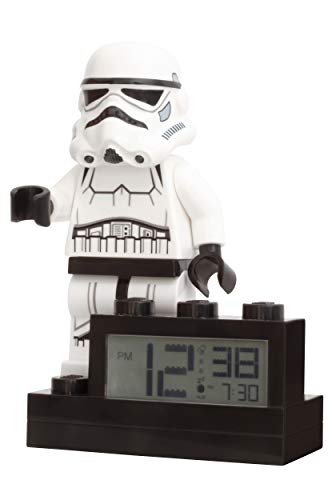 LEGO Star Wars 9004032 Wecker auf einem Fuß mit Stormtrooper als Minifigur und mit einem für diesen Charakter typischen… – Bild 5