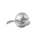 SCHLAGE F170 ACC 626 LH Accent Dummy Lever, Long, Satin Chrome