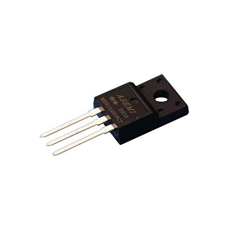 (Pack of 10pcs) MBR10200FCT/MBRF10200CT/MBR10200 ASEMI ITO-220AB Package Schottky Barrier Diode 10a 200v for Transformer