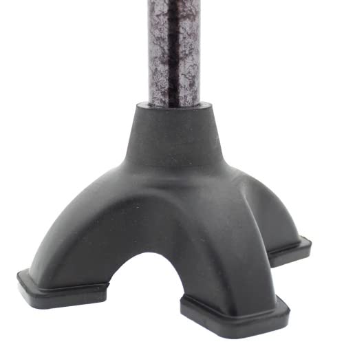 19mm 3/4" High Grip Heavy Duty Large Based Quadruple Tip Rubber Foot for Walking Sticks and Canes - by Lifeswonderful