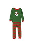 Leveret Boy Girl Snowman 2 Piece Pajama 100% Cotton (12M-5 Years)