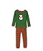 Leveret Boy Girl Snowman 2 Piece Pajama 100% Cotton (12M-5 Years)