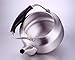 Sori Yanagi Stainless Steel Kettle, 0.6 gal (2.5 L), Induction Compatible, Mirror