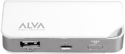 ALVA Mobile MJ-2200 Multi Juice Portable Battery Pack for Sony Erickson, Samsung, Nokia, Apple iPod/iPhone and other Micro USB Devices 200 mAh, White
