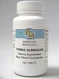 American Biologics Thymus Tablets, 100 Count