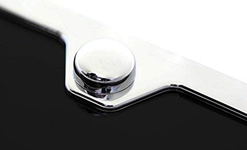 Mercury Logo ACRYLIC Front License Plate Novelty Black Gloss Authentic (Certified Refurbished)