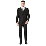 Sebastian Taheri Uomo Mens Extreme Slim Fit Short-Cut Notched Lapel 3 Piece Suit Taheri