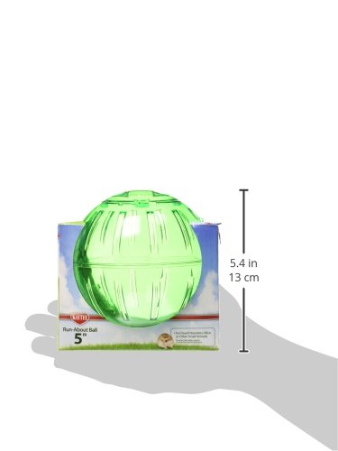 Kaytee Run-about Mini 5" Exercise Ball, Rainbow