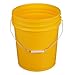 Seachoice 90120 5-Gallon Plastic Bucket with Metal Handle Yellow primary