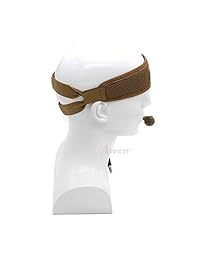 Bowman Evo III auriculares militares con TCI Tactical PTT Z029, auriculares tácticos, auriculares anti ruido, auriculares al aire libre, walkie talkie,caza, auriculares anti interferencias (marrón)