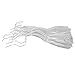Iconikal Clear Plastic Rain Bonnet Hair Cover Poncho Hood - 5 Pack