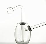 Raymond Child 5inches Clear Glass Oil Burner Can Fill Water (1pcs)