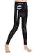 Aaronano Little Girls' Metallic Color Shiny Stretch Leggings