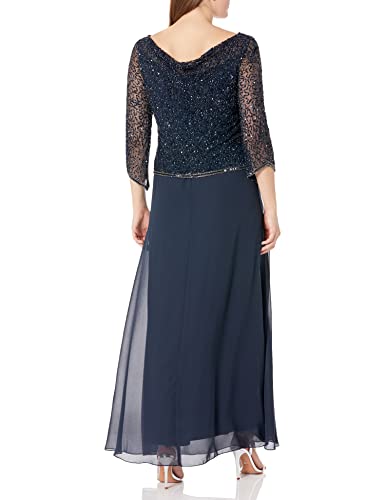 J Kara Womens Navy Embellished Cowl 