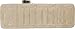 Relaxzen 10-Motor Massage Standard Mat with Heat, Beige