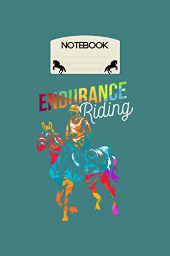 Notebook: endurance riding gift - 50 sheets, 100 pages - 8 x 10 inches