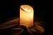 Etronic 3D Dancing Flame Flickering Flameless Battery Powered LED Pillar Candle, 3