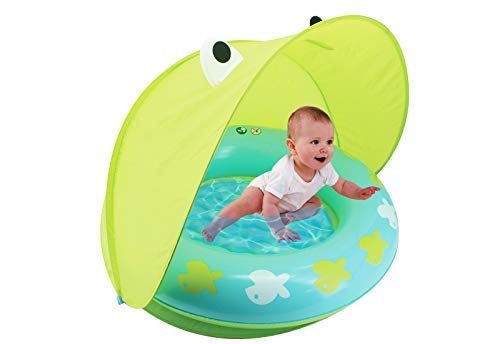 Hoovy Froggy Sun Protection Pool | Indoor & Outdoor Baby Play Gear | Toys for Newborn | Mini Swimming Accessories for Kids and Toddlers | Best Gift for Girls & Boys | Portable & Compact Swim Items - Thumbnail 5