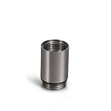 Cielo Pill Holders  WIDE Additional Chamber - TITANIUM - Keychain Pill Fob