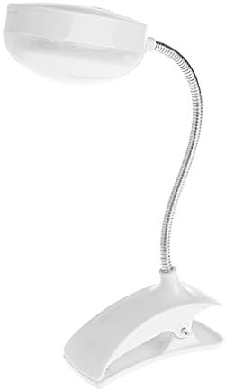 Yoohigh Flexible Clip-on Table Lamp LED Clamp Reading Study Bed Laptop Desk Bright Light