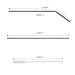 Stainless Steel Straws, BYNNIX Reusable Metal Drinking Straws for 20 oz~30 oz Yeti Tumbler Rambler Cups, Free Cleaning Brush Included, BPA Free (4 Bend + 2 Straight)