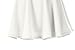 Urban CoCo Women's Basic Versatile Stretchy Flared Casual Mini Skater Skirt (Medium, White)