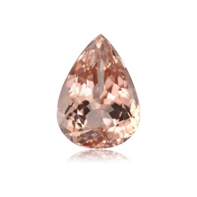 Mysticdrop 1.49-1.65 Cts of 10.0x7.0 mm AAA Pear Cut Morganite (1 pc) Loose Gemstone - Thumbnail 2