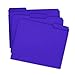 Smead Standard File Folders, 100 Count, Purple, 1/3-Cut Tabs, Letter Size (13043)