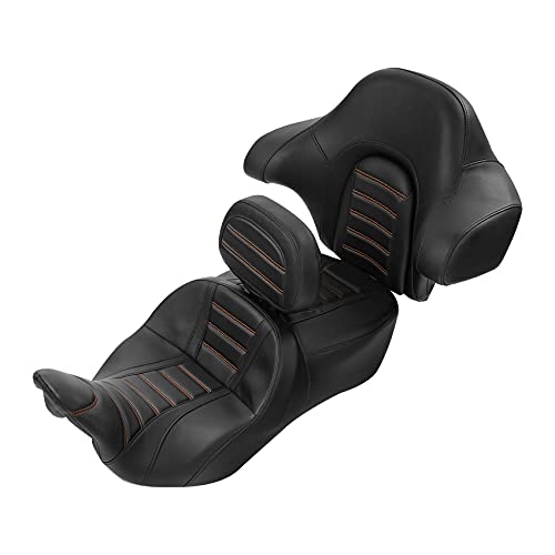 TCT-MOTORPARTS Step Up One-Piece Rider Passenger Seat w/Rider