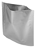 Dry-Packs Mylar Bags for Dried Dehydrafted, 8 by 8-Inch, 1-Quart, Pack of 50