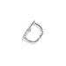 Sterling Silver Single Replacement Back for Screw-Back Stud Earrings (Thick-Post)