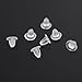 YARUIE Pack of 6 Pairs Daisy Ear Stud Earrings Bulk Multicolor