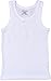 Rene Rofe Girls Undershirt Tank Top, White, Medium / 7-8 (Pack of 6)