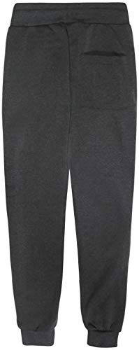 RANGE Boys Basic Solid Fleece Jogger Active Pants with Pockets, Charcoal, Size Medium / 10-12'