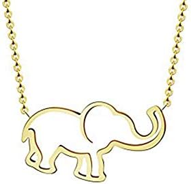 VAttract Good Luck Necklace - Elephant Pendant Necklace Jewelry - 16 inch Necklace for Women and Girls