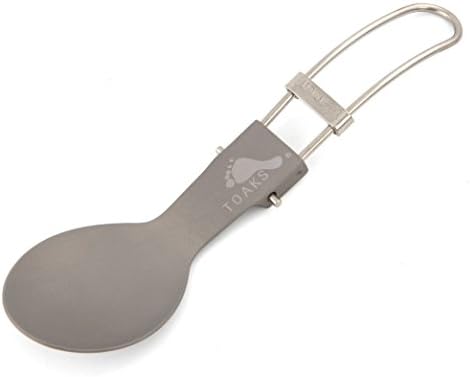 TOAKS Ultralight Titanium Tableware Outdoor Flatware Cutlery Fork Spoon