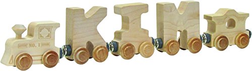 Clear Finish 3 Letter name, Engine and Caboose