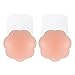 Nippleless Covers, Premium Silicone Reusable Adhesive Breast Lift Nipple Cover Pasties for Women (1 Pair Petal)