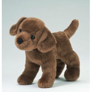 Brownie Chocolate Lab 8" by Douglas Cuddle Toys