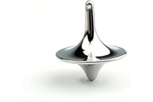 Precision Metal Spinning Top, Zinc Alloy Balance Gyro, Vintage Totem Design, Portable Desktop Ornament