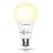 Smart Light Bulb, Wifi Smart Light Bulb with 50W Equivalent, Dimmable Warm White and A19 E26 Edison Bulb, Compatible with Alexa and Google Home, No Hub Required, LUMIMAN LM510
