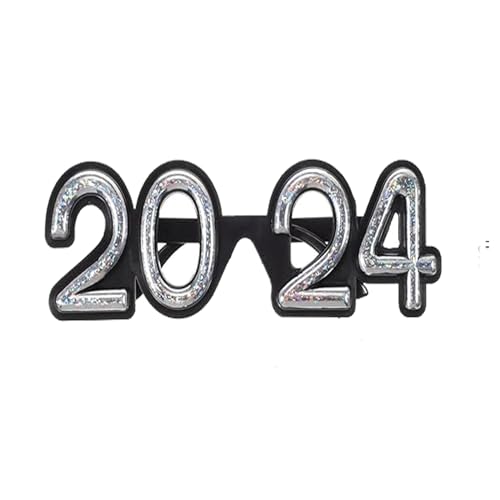BinaryABC 2024 Glasses New Year Eyeglasses 2024 Party Sunglasses,2024
