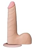 Doc Johnson The Realistic Cock with Removable Suction Cup- ULTRASKYN - Slim - 7 Inch - F-Machine and Harness Compatible Dildo - Vanilla