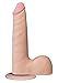 Doc Johnson The Realistic Cock with Removable Suction Cup- ULTRASKYN - Slim - 7 Inch - F-Machine and Harness Compatible Dildo - Vanilla